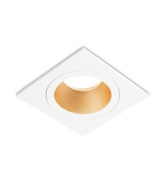 Встраиваемый точечный светильник Ambrella light TN102827 WH/GD белый/золото GU5.3 92*92*50