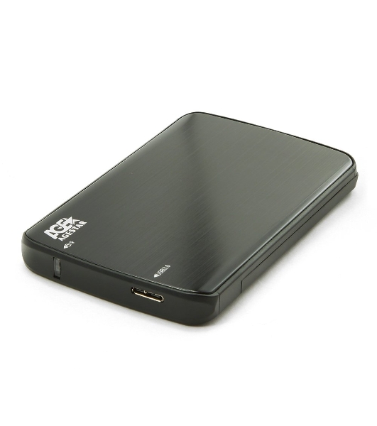 Внешний корпус для HDD/SSD AgeStar 3UB2A12 SATA пластик/алюминий черный 2.5'