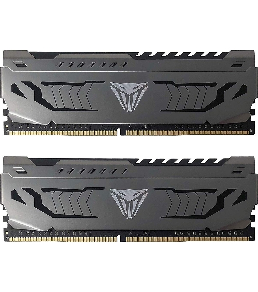 Оперативная память Patriot Viper Steel, DDR4, 64GB (2x32GB), 3600MHz, CL18, DIMM, радиатор, черный