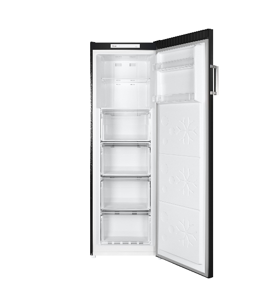 Морозильная камера Maunfeld MFFR170SB, черный, 206л, 4 ящика, 2 полки