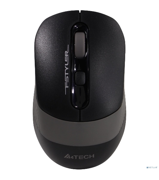 Мышь беспроводная A4Tech Fstyler FG10S черный/серый, 2000 dpi, радиоканал, USB, кнопки - 4