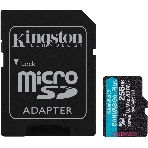Флеш карта microSDXC 256Gb Kingston SDCG4/256Gb Canvas Go! Plus A2 + adapter, фото4