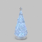Фигура на подставке Елочка 12x12x28 см, RGB, питание 3xАА и провод USB Neon-night, фото 1