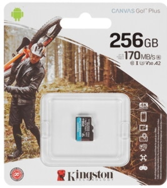 Флеш карта SDXC UHS-I Kingston Canvas Select Plus 256 Gb, 150 МБ/с, Class 10, SDS3/256Gb