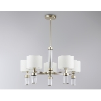 Люстра Ambrella light LH71301/5 CGD/WH золото/белый E14/5 max 40W D680*740, фото4