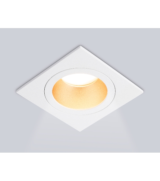 Встраиваемый точечный светильник Ambrella light TN102827 WH/GD белый/золото GU5.3 92*92*50