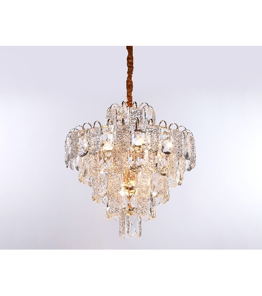 Светильник Ambrella light TR5233/12 SGD/CL/FR золото/прозрачный/белый матовый E27*12 max 40W D600*610