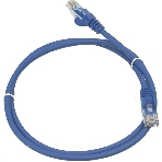 Патч-корд LANMASTER UTP LAN-PC45/U5E-1.0-BL вилка RJ-45-вилка RJ-45 cat.5е 1м синий LSZH (уп.:1шт), фото 1