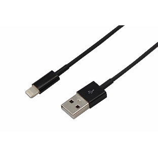 Кабель USB Rexant для iPhone 5/6/7 моделей шнур 1 м черный