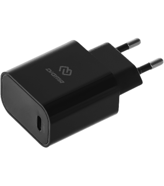 Сетевое зарядное устройство Digma DGW3C 3A PD черный