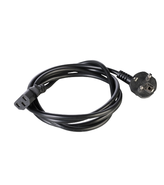 Шнур питания с заземлением IEC 60320 C13/EU-Schuko, 10А/250В (3x1,0), 5 м. (R-10-Cord-C13-S-5)