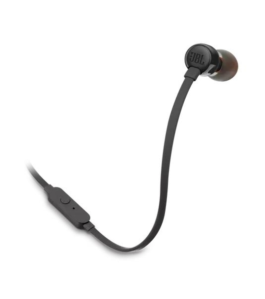 Проводные наушники JBL Tune 110 черный, внутриканальные, Jack 3.5 мм
