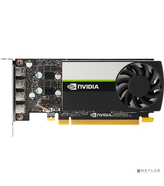 Видеокарта NVIDIA Quadro T1000 4G - BOX, brand new original with individual package, - include ATX and LT brackets (900-5G172-2550-000) (023076)