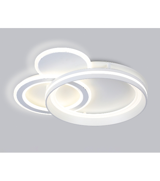 Светильник Ambrella light FA8511/3 WH белый 143W 3000K-6400K 500*500*80 (ПДУ РАДИО 2.4G)