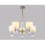 Люстра Ambrella light LH71301/5 CGD/WH золото/белый E14/5 max 40W D680*740, фото3