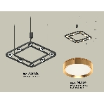 Светильник Ambrella light XB9182102/8 SBK/PYG черный песок/золото желтое полированное GX53 (C9182, N8124), фото 1