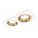 Комплект встраиваемого светильника Ambrella light XC7635005 SWH/PYG белый песок/золото желтое полированное MR16 GU5.3 (C7635, N7014), фото3