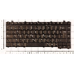 Клавиатура для ноутбука Toshiba Satellite A300 M300 L300 M500 M505 черная матовая, фото 1