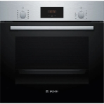 Духовой шкаф Bosch HBF512BS1T Serie 2, нержавеющая сталь, класс энергоэффективности А, 7 режимов, 3-х слойное остекление, LED-дисплей, утапливаемые переключатели, галогенное освещение, проволочные направляющие, сделано в Турции,, фото7