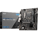 Материнская плата MSI PRO H610M-G, LGA 1700, Intel H610, 2xDDR5, 4xSATA, 1xM.2, 1xPCIe 4.0 x16, 1xPCIe 3.0 x1, 1xHDMI, 1xDP, 1xVGA, 1xRJ45 1Gb, 2xUSB-A 3.2 Gen 1, 4xUSB-A 2.0, 3x3.5мм, 7.1, mATX, фото 1