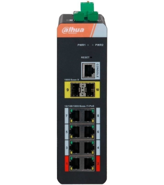 Коммутатор Dahua DH-IS4210-8GT-120 8x1 Гбит/с 2SFP 8PoE 120W управляемый