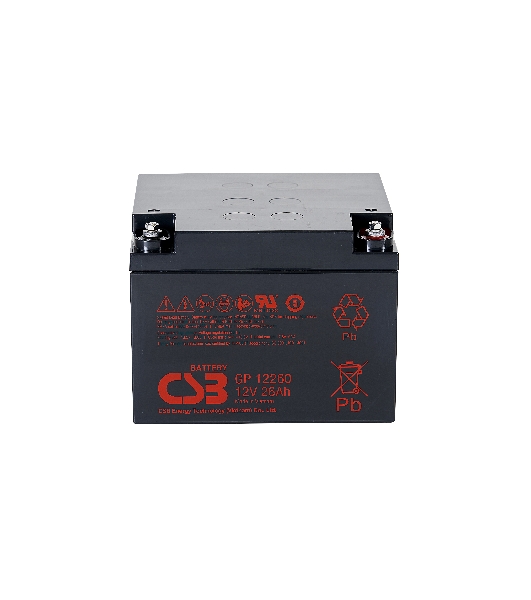 Батарея для ИБП CSB GP-12260 (12V, 26Ah) для UPS клеммы F2