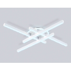 Потолочный светодиодный светильник Ambrella light FL6281 WH белый 58W 3000K-6400K 700*700*85 (ПДУ ИК), фото4