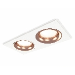 Комплект встраиваемого светильника Ambrella light XC7635006 SWH/PPG белый песок/золото розовое полированное MR16 GU5.3 (C7635, N7015), фото3