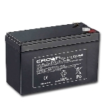 Батарея для ИБП CROWN CBT-12-7.2 (напряжение 12В, емкость 7.2 А/Ч, разм 151х65х100 мм, вес 2,1 кг, тип клеммы - F2, 5 лет), фото 1