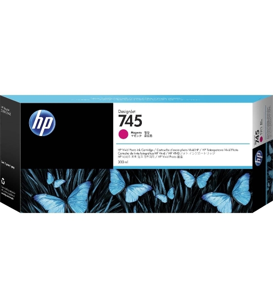 Картридж HP 745 300мл пурпурный Ink Cartridge