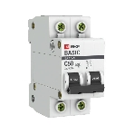 Выключатель автоматический EKF mcb4729-2-50C 2P 50А (C) 4,5кА ВА 47-29 Basic, фото 1