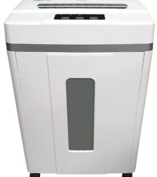 Шредер Office Kit S200TSCD 0,8x2 белый (секр.P-7) фрагменты 6лист. 25лтр. скобы пл.карты CD