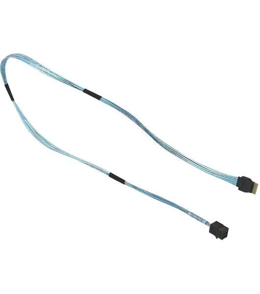 Кабель Gigabyte Cable SAS HD TO SLIMLINE SAS длина 0,8, синий