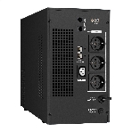 Источник бесперебойного питания (инвертор, синус, для котла) ExeGate SineTower SZ-3000.LCD.AVR.3SH.1C13.RJ.USB 3000VA/2400W, чистая синусоида, LCD дисплей, AVR, 3хSchuko+1хC13, RJ45/11, USB, линейно-интерактивный, внешняя батарея 48В до 250А·ч ( поставляется отдельно), черный, фото13