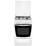 Плита газовая Gefest ПГ 1200 С5 белый, конфорок 4 шт, духовка 63 л, 60 см x 85 см x 60 см, фото11