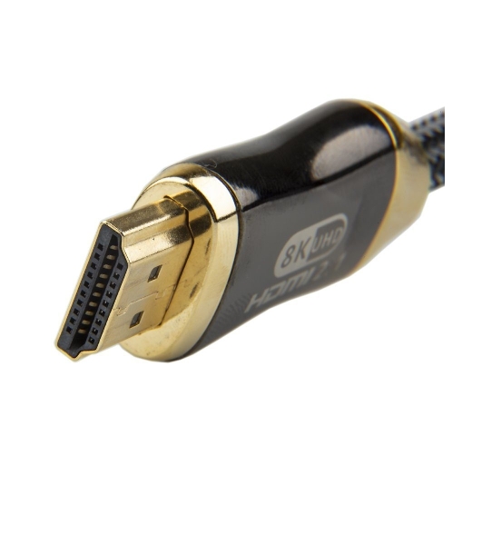 Кабель HDMI 19M/M,ver. 2.1, 8K@60 Hz 1.5m метал разъемы, нейлоновая оплетка Telecom TCG300-1.5M Кабель HDMI 19M/M,ver. 2.1, 8K@60 Hz 1.5m метал разъемы, нейлоновая оплетка Telecom