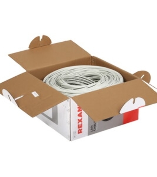 Кабель UTP Rexant 2х2х24AWG кат.5е медь 305м (м)