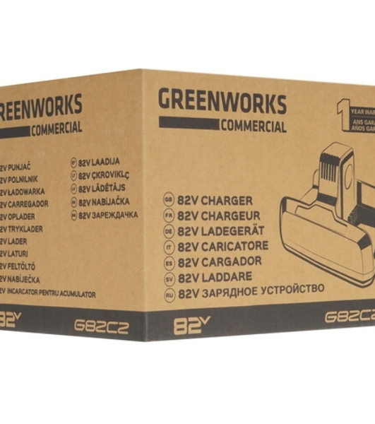 Зарядное устройство Greenworks G82C2, 82V (2939007)