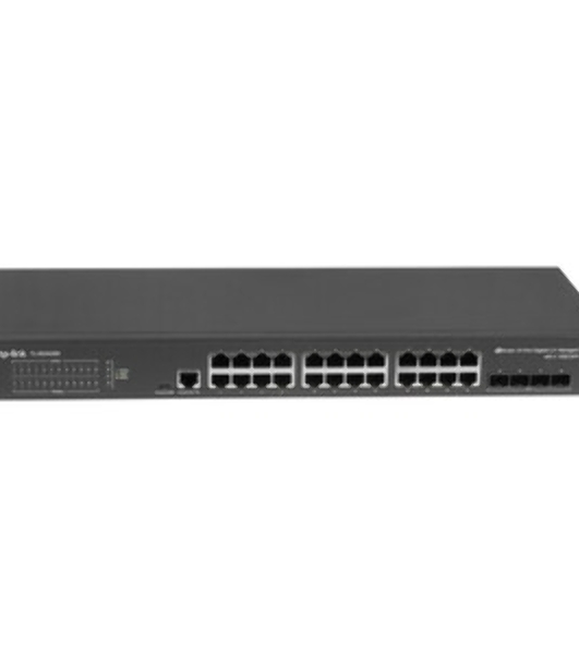 Коммутатор управляемый TP-Link TL-SG3428XPP-M2 JetStream уровня 2+ с 24 портами 2,5 Gbит/с (8 портов PoE++, 16 портов PoE+) и 4 портами SFP+ 10 Gbит/с