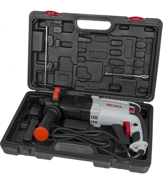 Перфоратор Ресанта П-32-1000К, SDS-plus, 1000 Вт, 5,2 Дж, от сети