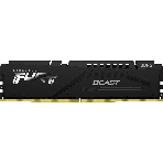 Оперативная память Kingston Fury Beast, DDR5, 16GB (1x16 GB), 5200 MHz, CL40, DIMM, с радиатором, черный, фото 1