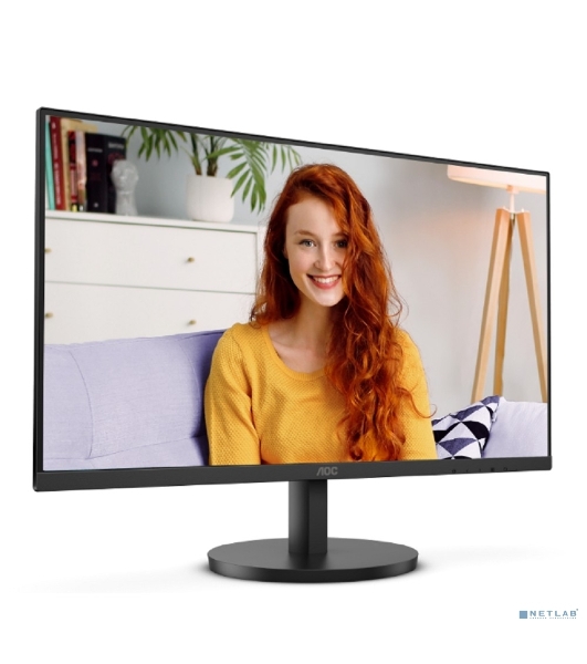 Монитор 27' AOC U27B3A IPS 3840x2160, 60 Гц, 4 мс, 16:9, 350 кд/м², 1xDP, 2xHDMI, 1000:1, черный