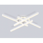 Потолочный светодиодный светильник Ambrella light FL6281 WH белый 58W 3000K-6400K 700*700*85 (ПДУ ИК), фото3