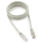 Патч-корд медный UTP Cablexpert PP10-3M cat.5e, 3м, литой, многожильный, серый, фото 1