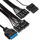Компьютерный корпус Minitower ExeGate mEVO-7805-XP450 (mATX, БП XP450 с вент. 12см, 2*USB+1*USB 3.0, аудио, черный, с 2*RGb подсветкой), фото5