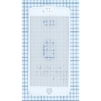 Защитное стекло 4D для Apple iPhone 6/6S Plus белый, фото 1
