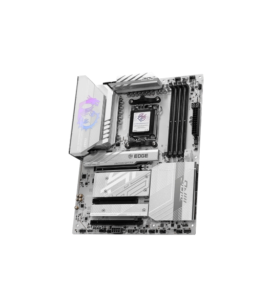 Материнская плата MSI MPG B850 EDGE TI WIFI, AM5, AMD B850, 4xDDR5, 4xSATA, 4xM.2, 1xPCIe 5.0 x16, 1xPCIe 4.0 x4, 1xPCIe 3.0 x1, 1xHDMI, 1x5Gb LAN, Wi-Fi 7, Bluetooth 5.4, 3xUSB-C 10Gbps, 1xUSB-C 20Gbps, 5xUSB-A 10Gbps, 4xUSB-A 2.0, 1xS/PDIF, 2x3.5 мм, 7.1, ATX