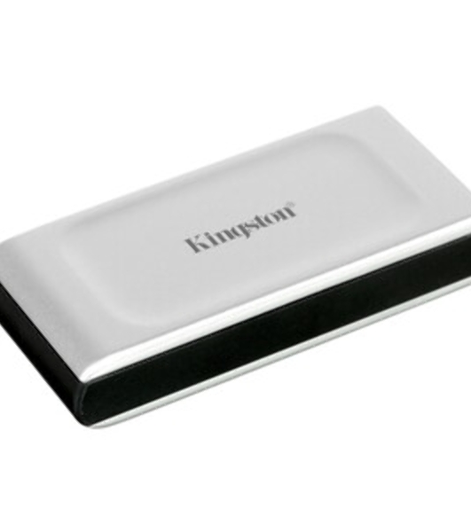 Внешний SSD Kingston XS2000, 1TB, USB 3.2 Gen 2x2 Type-C, R/W 2000/2000, серебристый