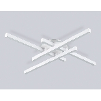 Потолочный светодиодный светильник Ambrella light FL6281 WH белый 58W 3000K-6400K 700*700*85 (ПДУ ИК), фото 1