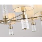 Люстра Ambrella light LH71303/7 CGD/WH золото/белый E14/7 max 40W D860*740, фото5